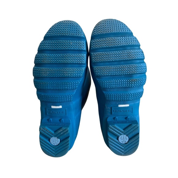 Hunter Original Tall Matte Rain Boots Ocean Blue Size 7 - Picture 5 of 5
